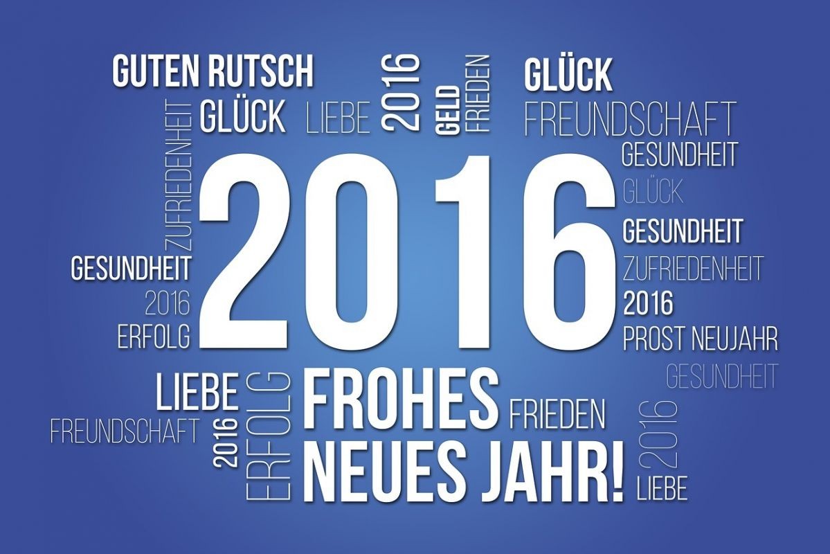 Neujahrswünsche und was uns 2016 erwartet
